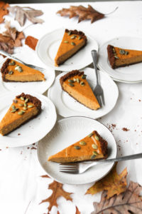 Pumpkin Brown Butter Gingersnap Tart