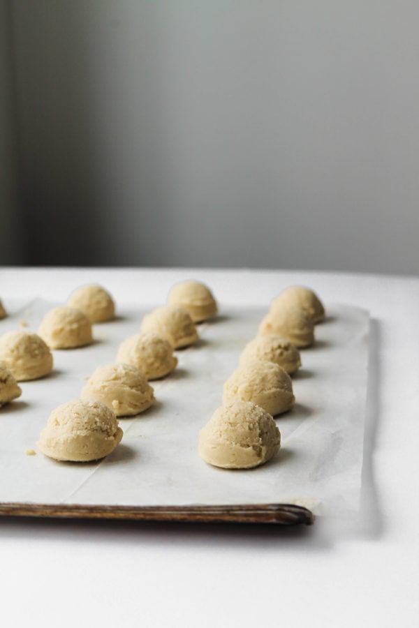 Tahini Shortbread Cookies
