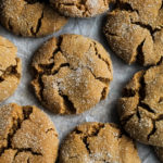 vegan ginger molasses cookies